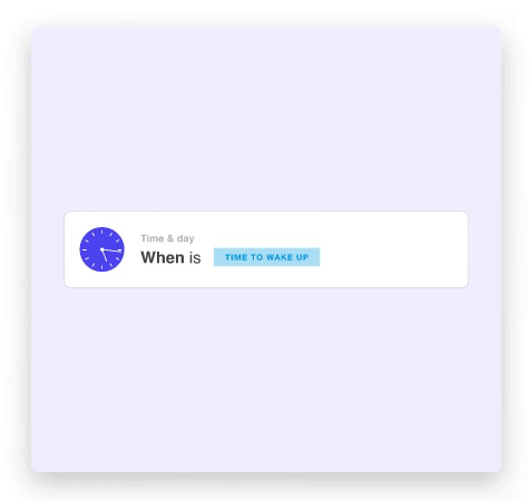 Example of automation creation